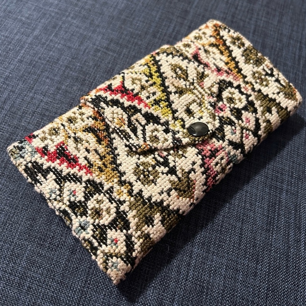 Multicolor Patterned Vintage Wallet